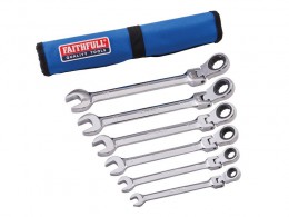 Faithfull 6 Piece Ratchet Combination Spanner Set £26.99